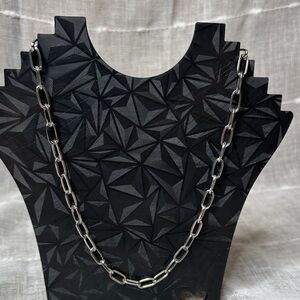 Chain Necklace Silver Tone Necklace 19" + 3" extender Unisex Jewelry Gifts NWOT